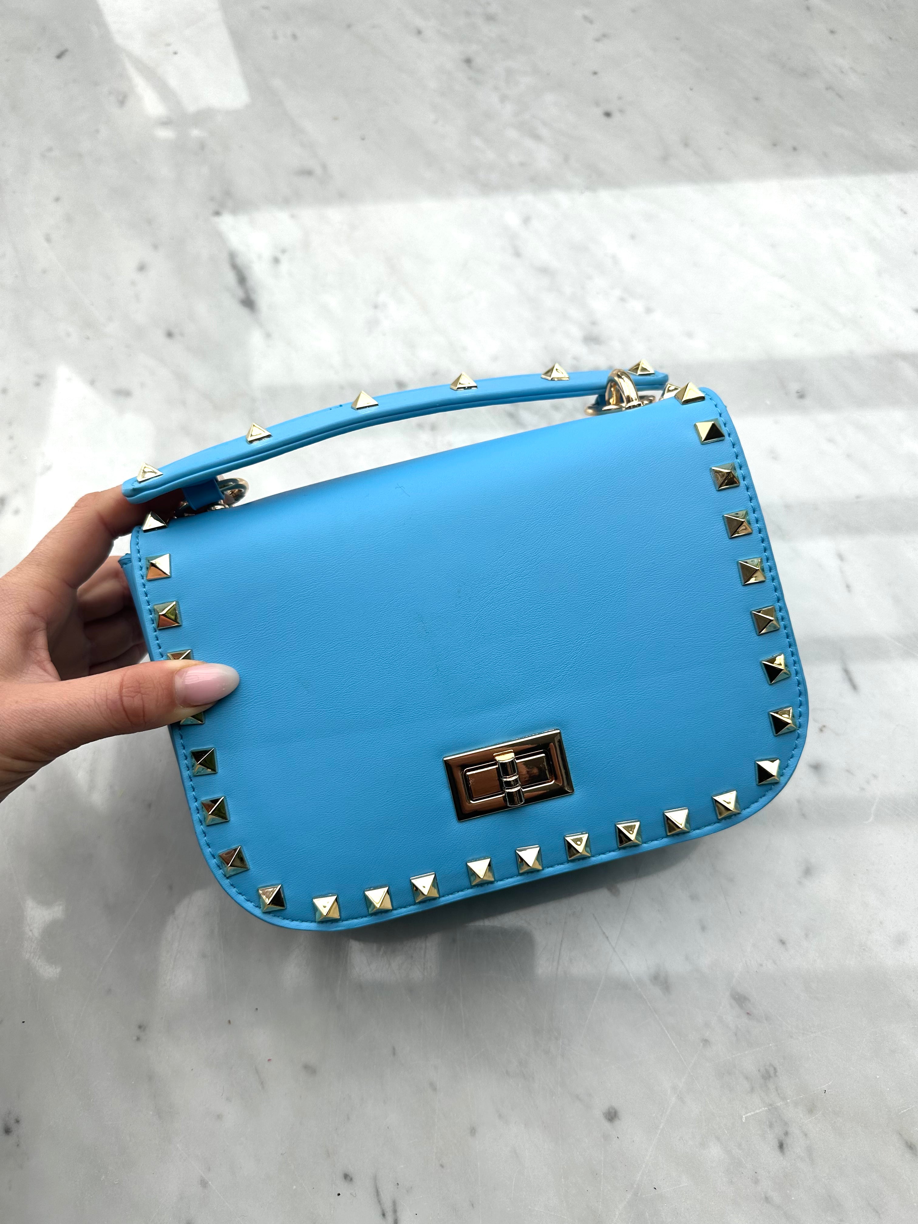 Lisa - Lille taske med guld nitter